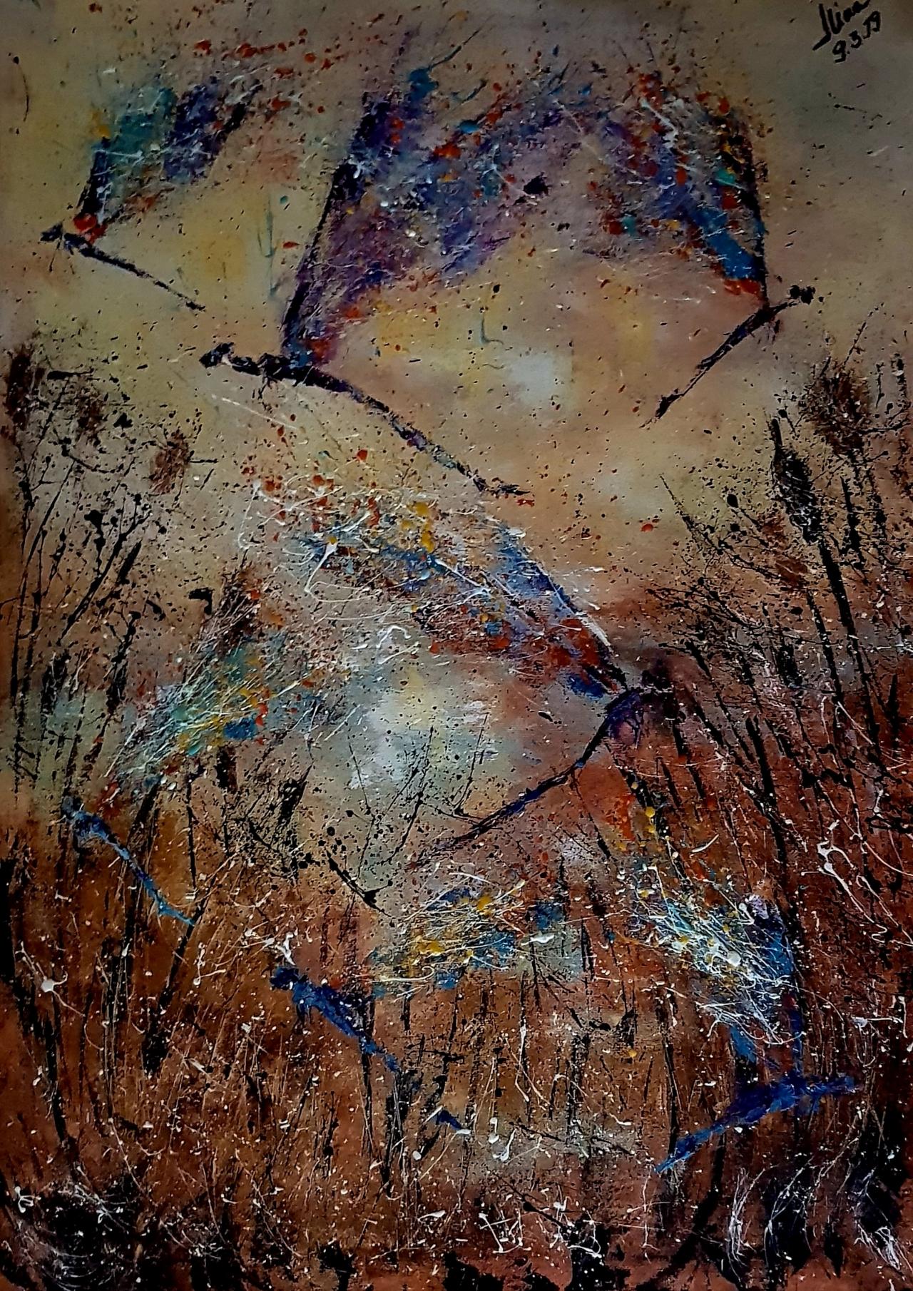 ArteDiAlina.com painting: the magic pond